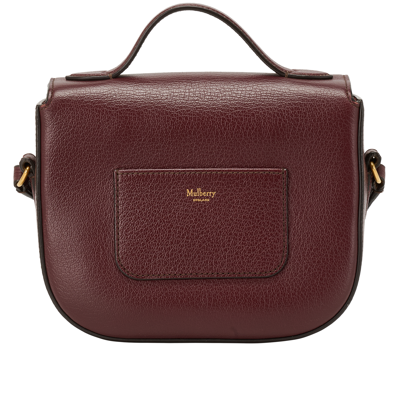 Tenby, &pound;350, Handbags, Burgundy, Leather, Back view